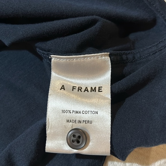 A Frame Pima Cotten Stretch Button Down. XL - Picture 7 of 8